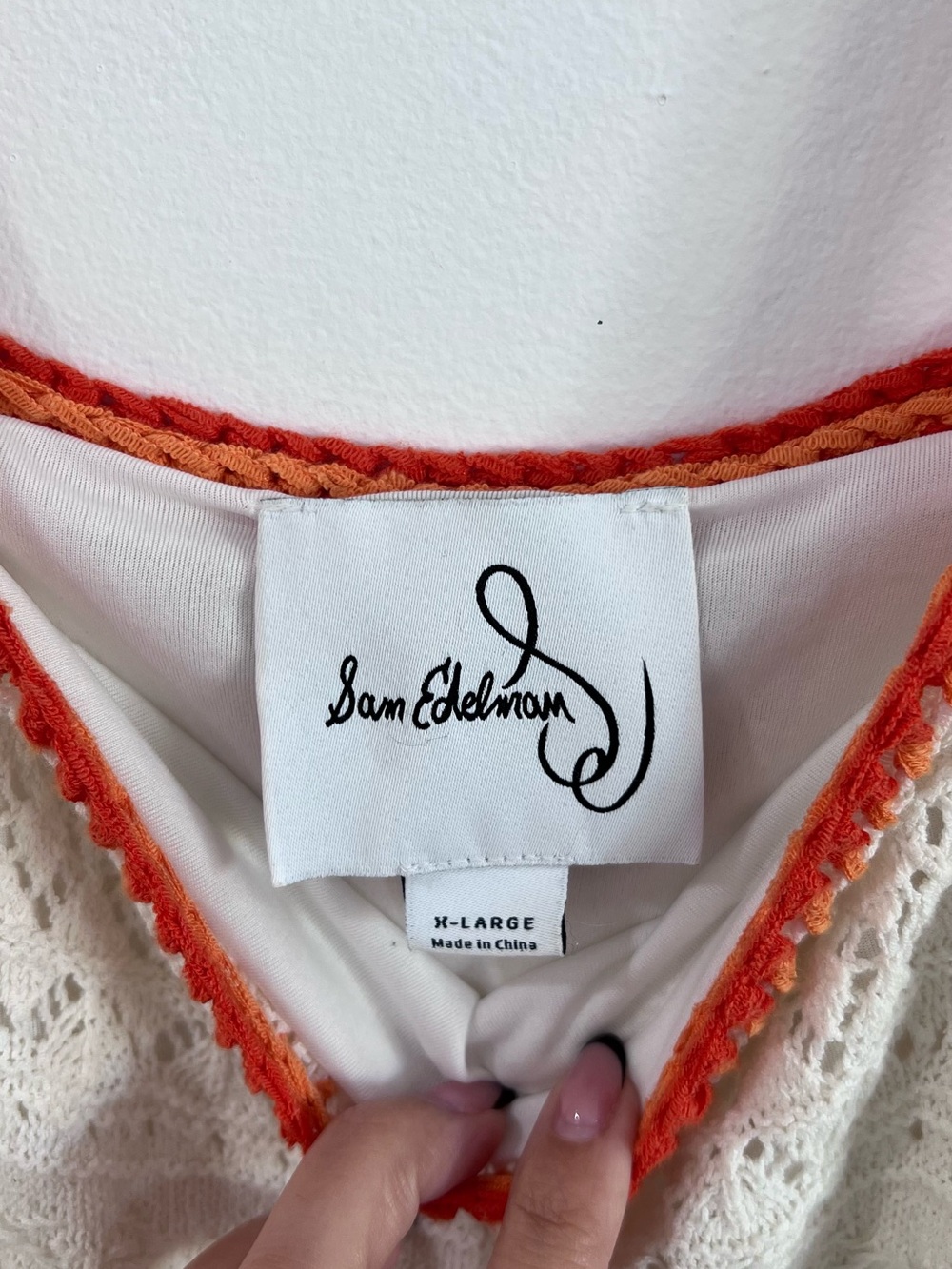 Sam Edelman Crochet Maxi Dress Boho Resort XL - Picture 3 of 7